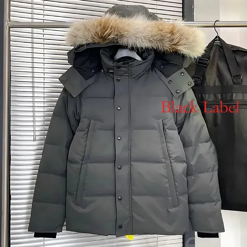 Cananda Goose High Quality Designer Men's Jackets Winter Parka Down Jacket Big Fur Hooded Warm Outdoor Supercool Men Cananada Gooselyjacket 4c6