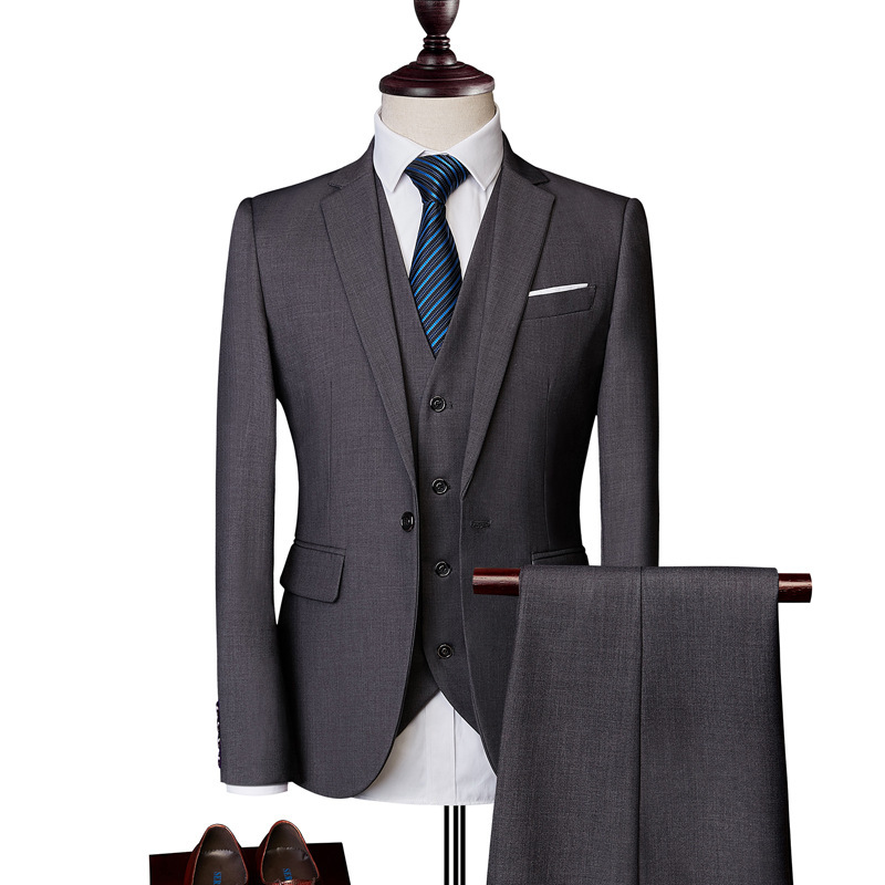 (147) Men's 3-Piece Slim-Fit Formal Suit