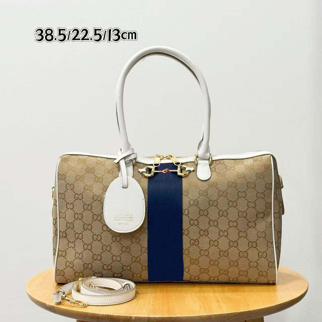 New Men's and Women's Mini Boston Bag Embossed Gold Hardware PU Leather Fashion Popular Leisure Multi functional High end Shoulder Crossbo