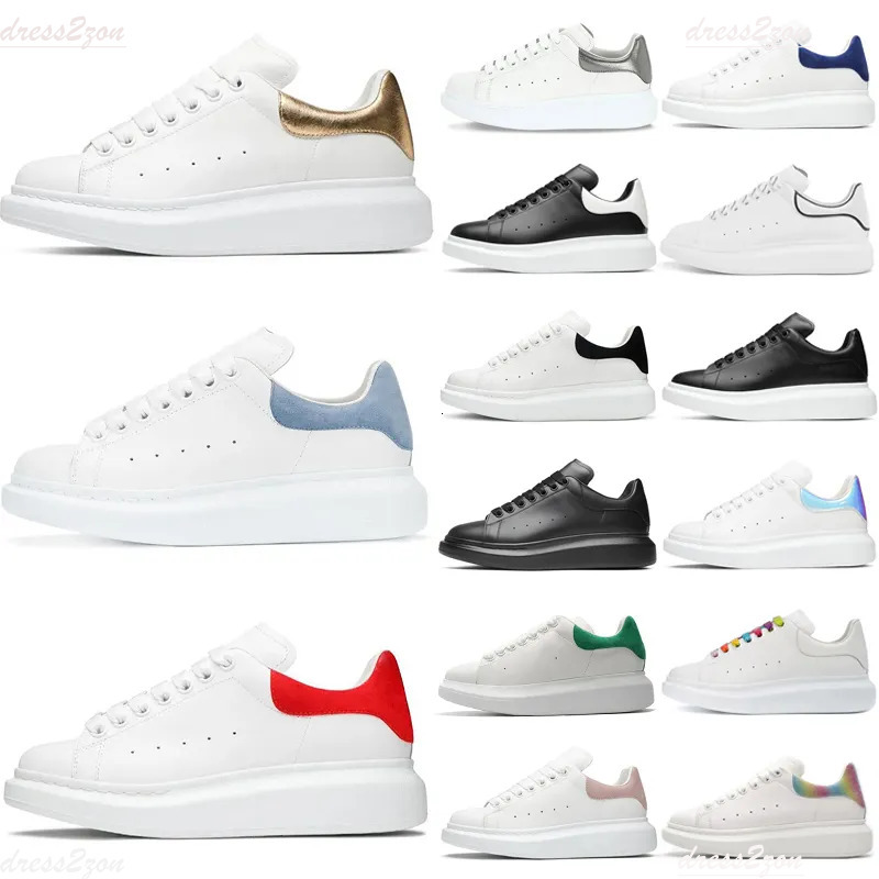 mcqueenmen shoes Designer sneakers running shoes flat oversize white black green suede veet lace up chaussures unisex outdoor trainers mcqueenmen sh
