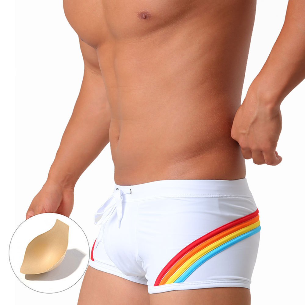 Men Swim Briefs Maillot de bain homme sexy poche pénis gay surf board short de plage slip de bain taille basse bikini 220509
