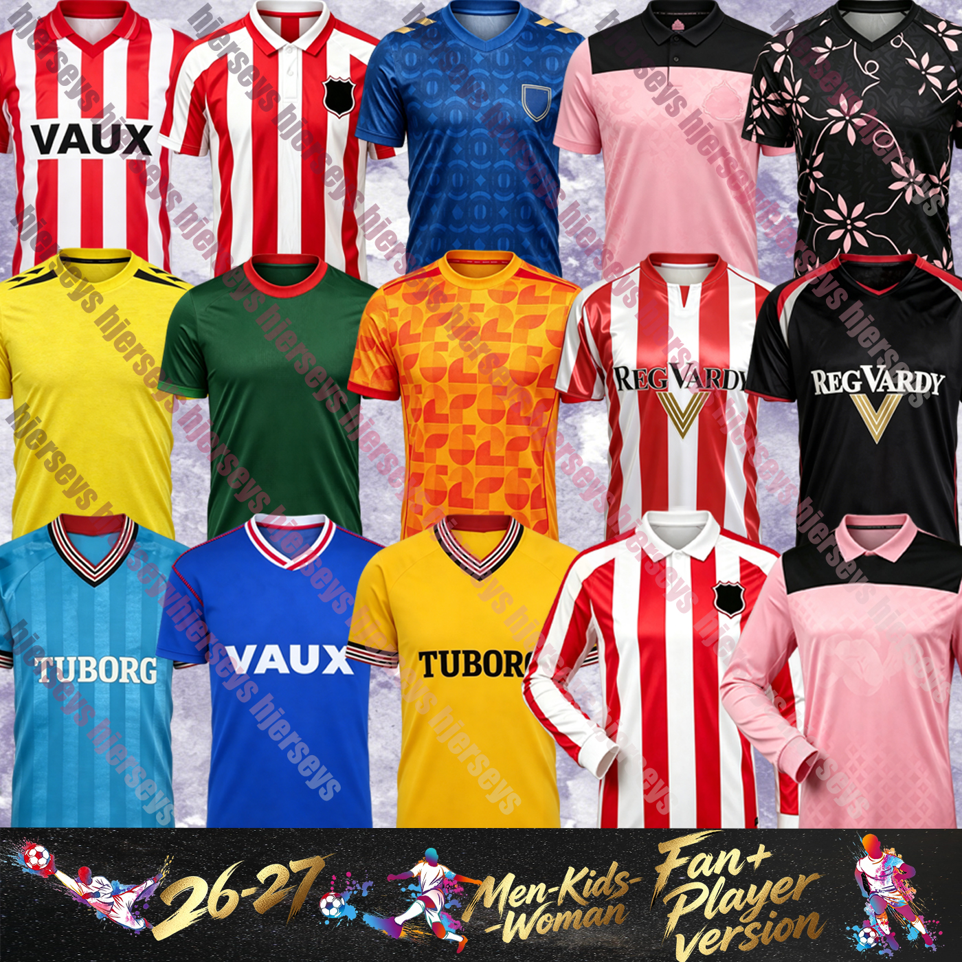 26 27 sunderland Soccer Jersey Retro Brobbey Elvis t. Patrick Day Lifestyle ba CLarke Ekwah ISIDOR MAYENDA RIGG JOBE ROBERTS E.LE FEE MUKIELE Footba