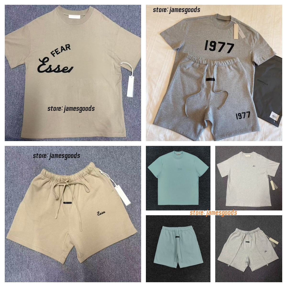 one and one quality 1977 oversized t shirt men streetwear men tshirt mens shorts set summer set mens set for men free shipping big size plus size de