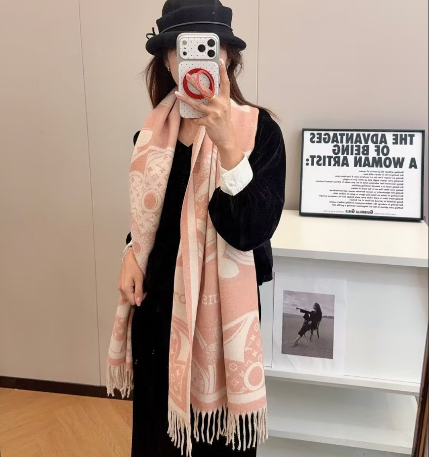 Scarf designer cashmere scarf Men and Women winter scarves ladies Shawls Big Letter wraps pattern wool High quality plaid neckerchiefs Print Pashmin