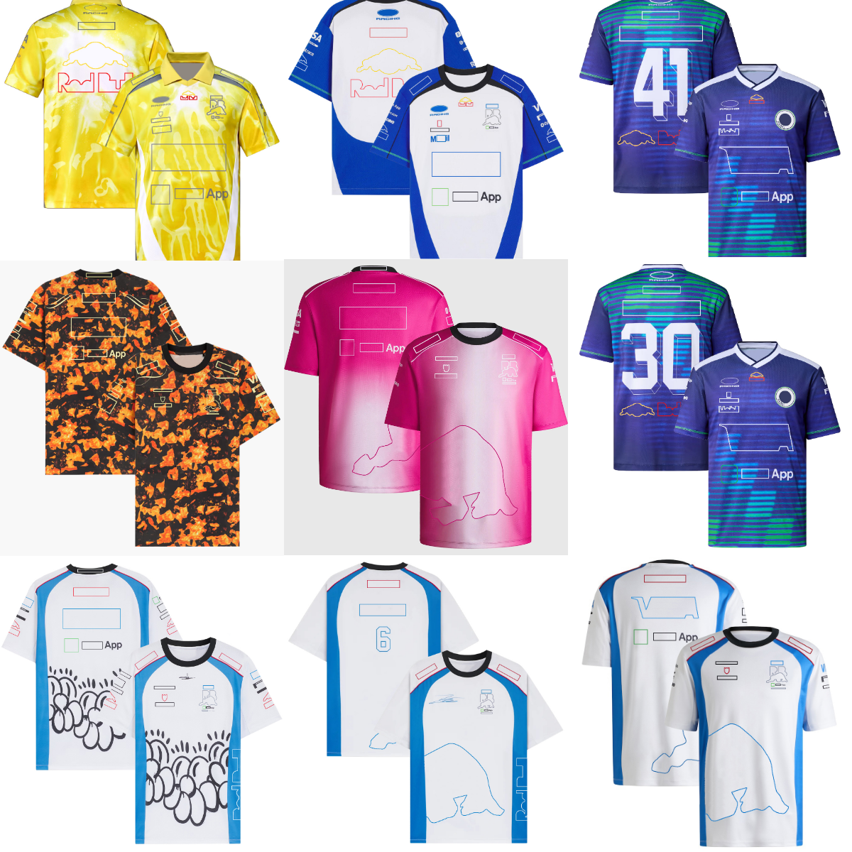F1 2026 Racing Edition T-shirt Mens Formula 1 Team Driver Polo Shirt T-Shirt Official Same Car Fans Jersey Men Women Tee Custom