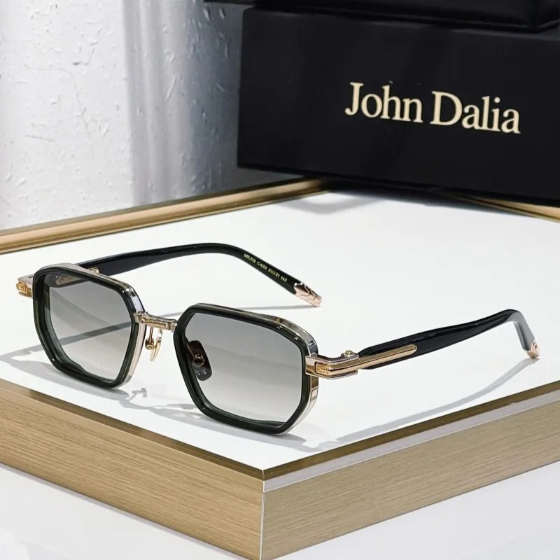 New JOHN Dalia Eyewear MILES Designer Sunglasses Luxury Brand Top Quality Fashion Classic UV400 Rectangle Frame for Men Women With Original Box and