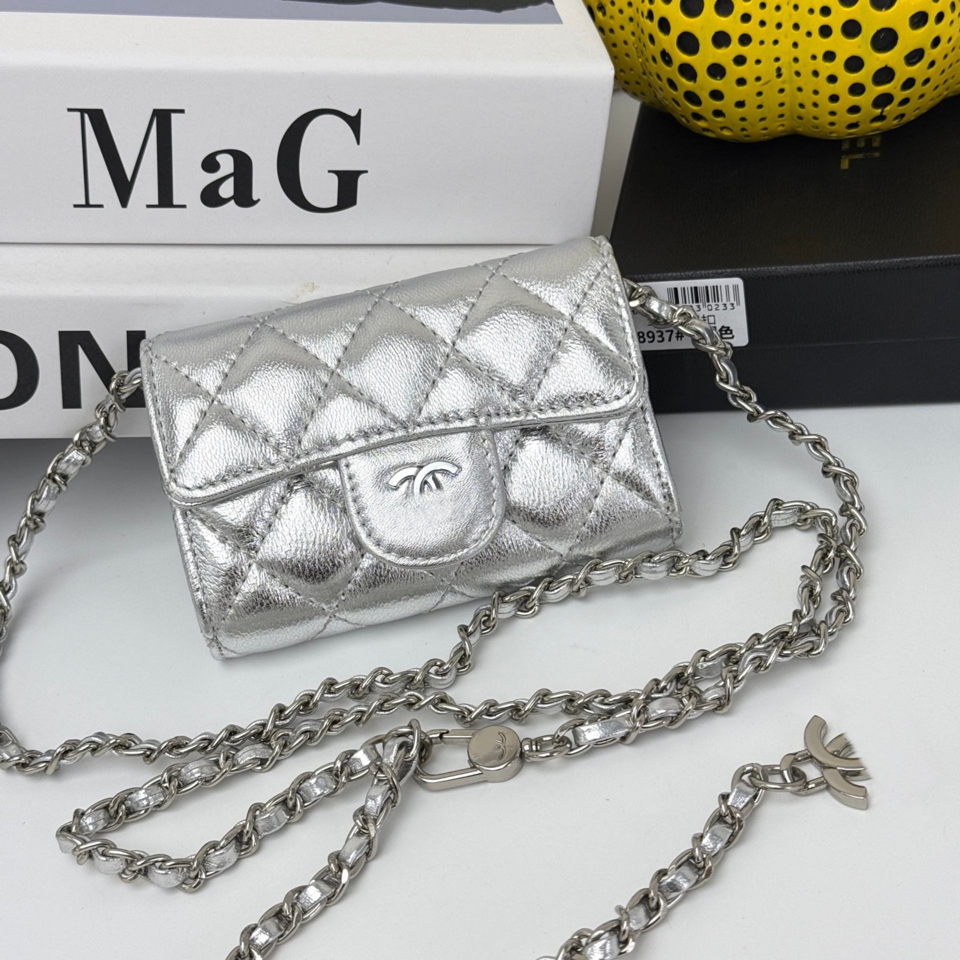 designer bag luxury shoulder bag 10A designer purse bags for women Mini Purse Double Metal Letter Money Bag 2026 Women's Viral Quilted Chain De