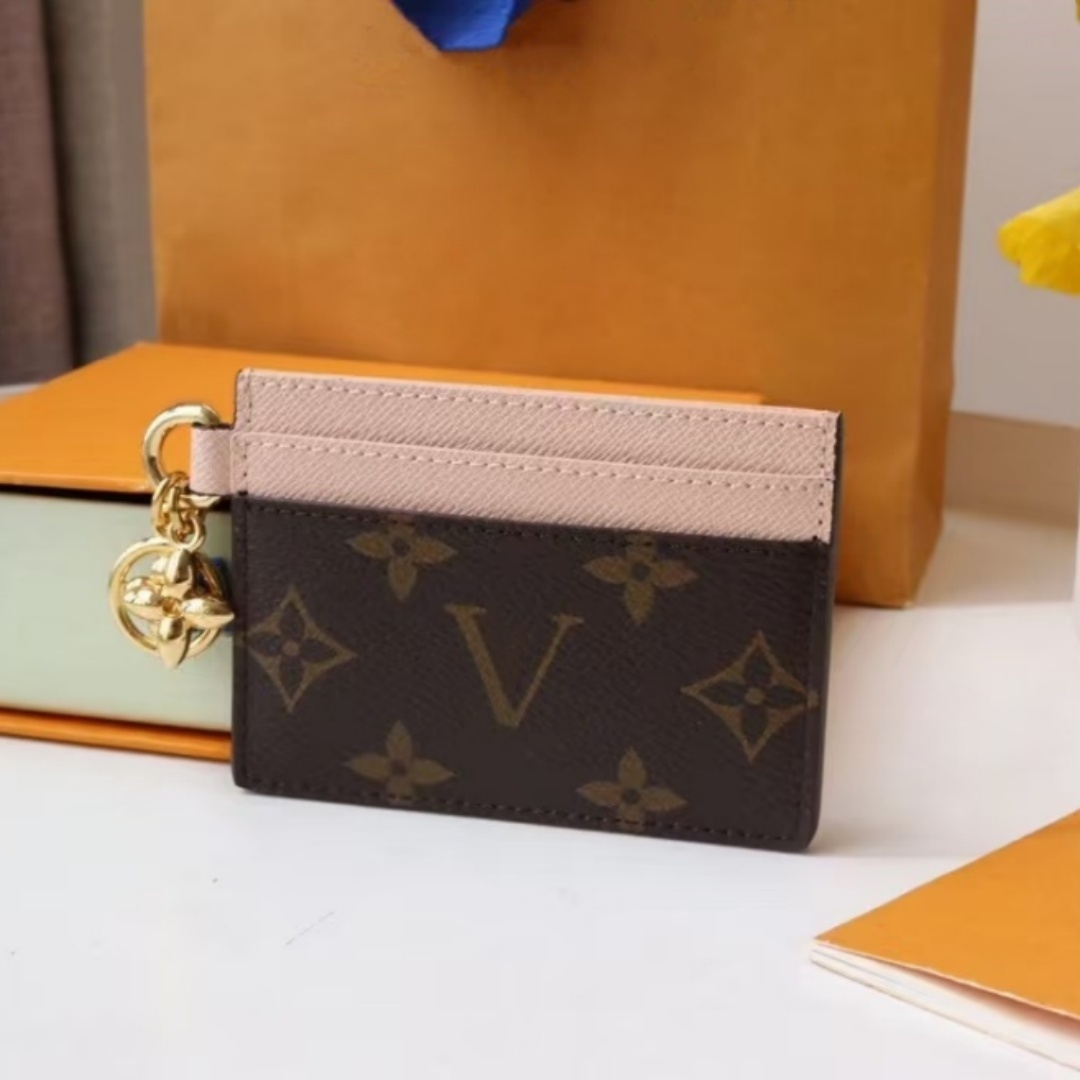 Luxury Designer Credit Holder high quality Leather Coin Purses black Wallets Holders Women Men Wallet Fashion Slim Clutch Card bags handbags 10A fe5