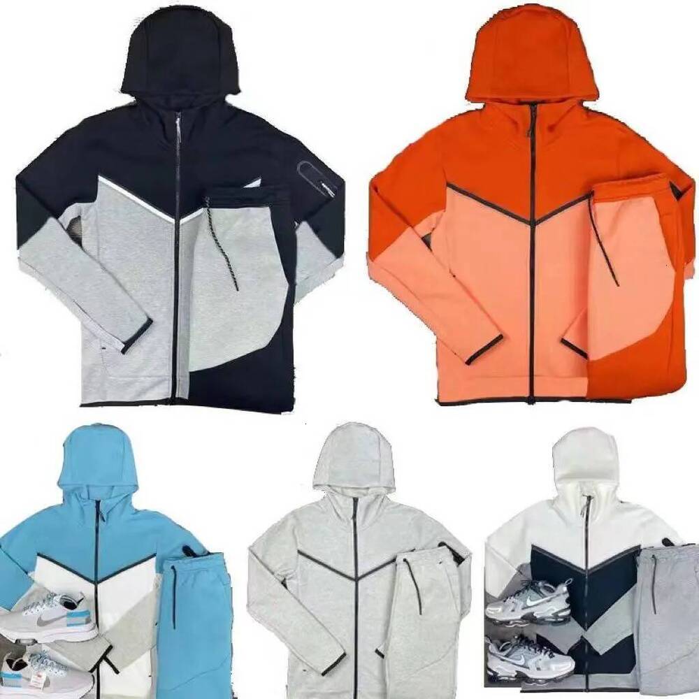 Mens Tracksuits Designer Tech Fleece Men Hoodies Pant Sports Pants Jogger Suits Zipper Thick Sportswear Sportsuit Mens Coats Winter Coat Techfleece
