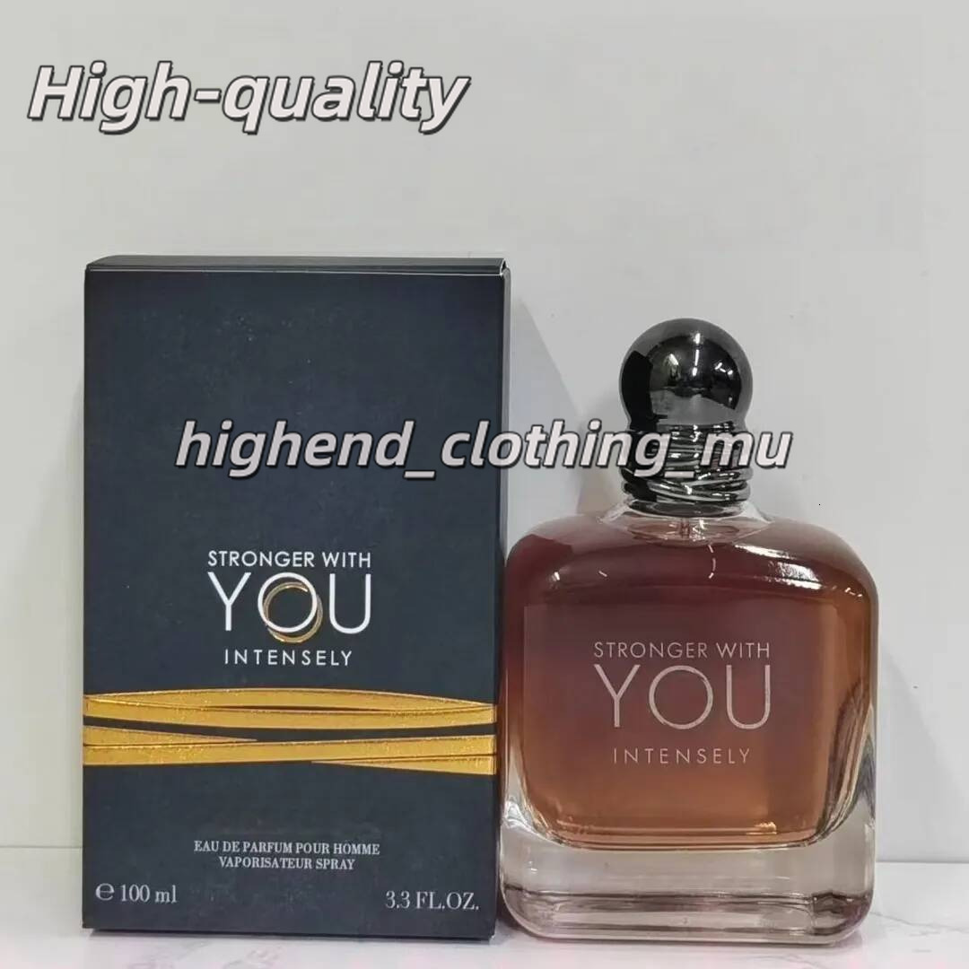 2026 10A Designer Perfume Men Fragrance Stronger with You Absolutely Intense Eau De Parfum Man Cologne Spray Body Mist Fast Ship High Quality 100ml