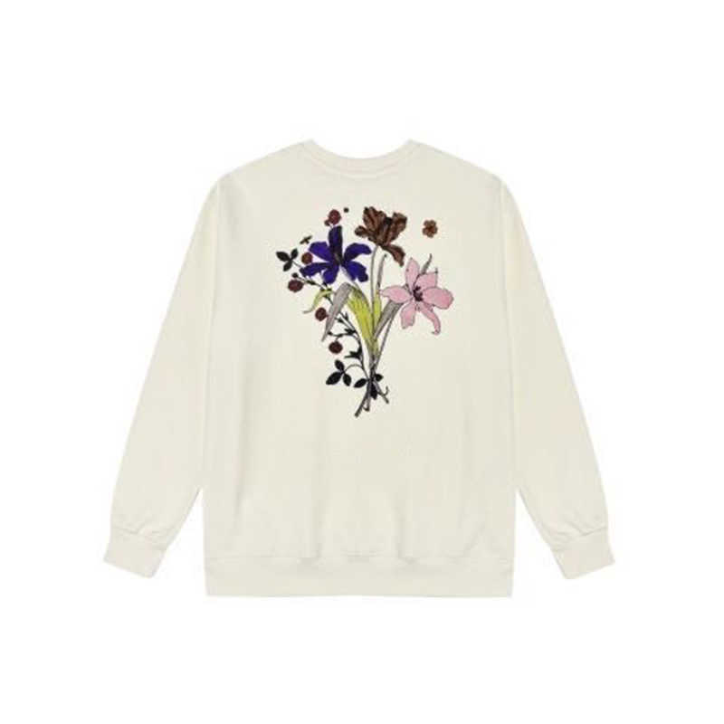 2024 Men's Autumn Winter Hoodie Fashion Plant Elements Flower Leisure Sports Long Slve Women Pullover Sweatshirts Tops Hooded Chateau Marmont D
