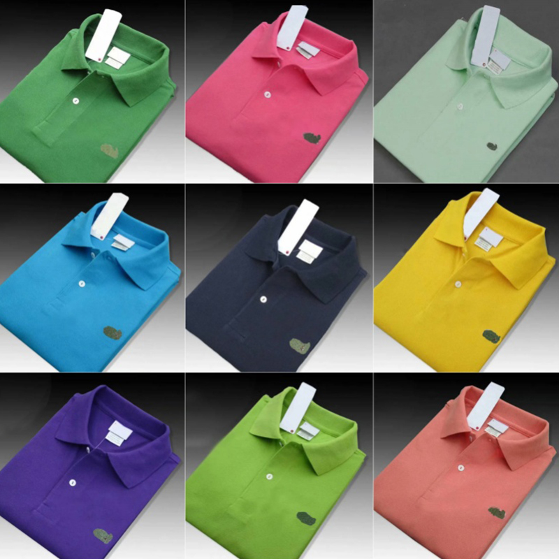 Men's Luxury Embroidery Polo Shirt Business Casual Daily Commute Turn-Down Collar Couple Tops Cotton Outdoor Street Sports T-Shirt