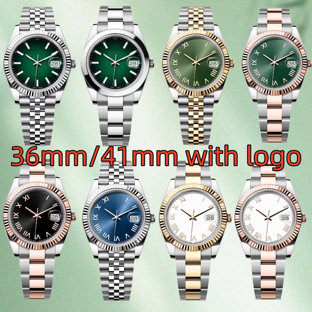 New version Clean Factory Fashion Luxury Mens Designer Watches 36mm/41mm Automatic Mechanical Movement Stainless Steel Sapphire High-quality gift