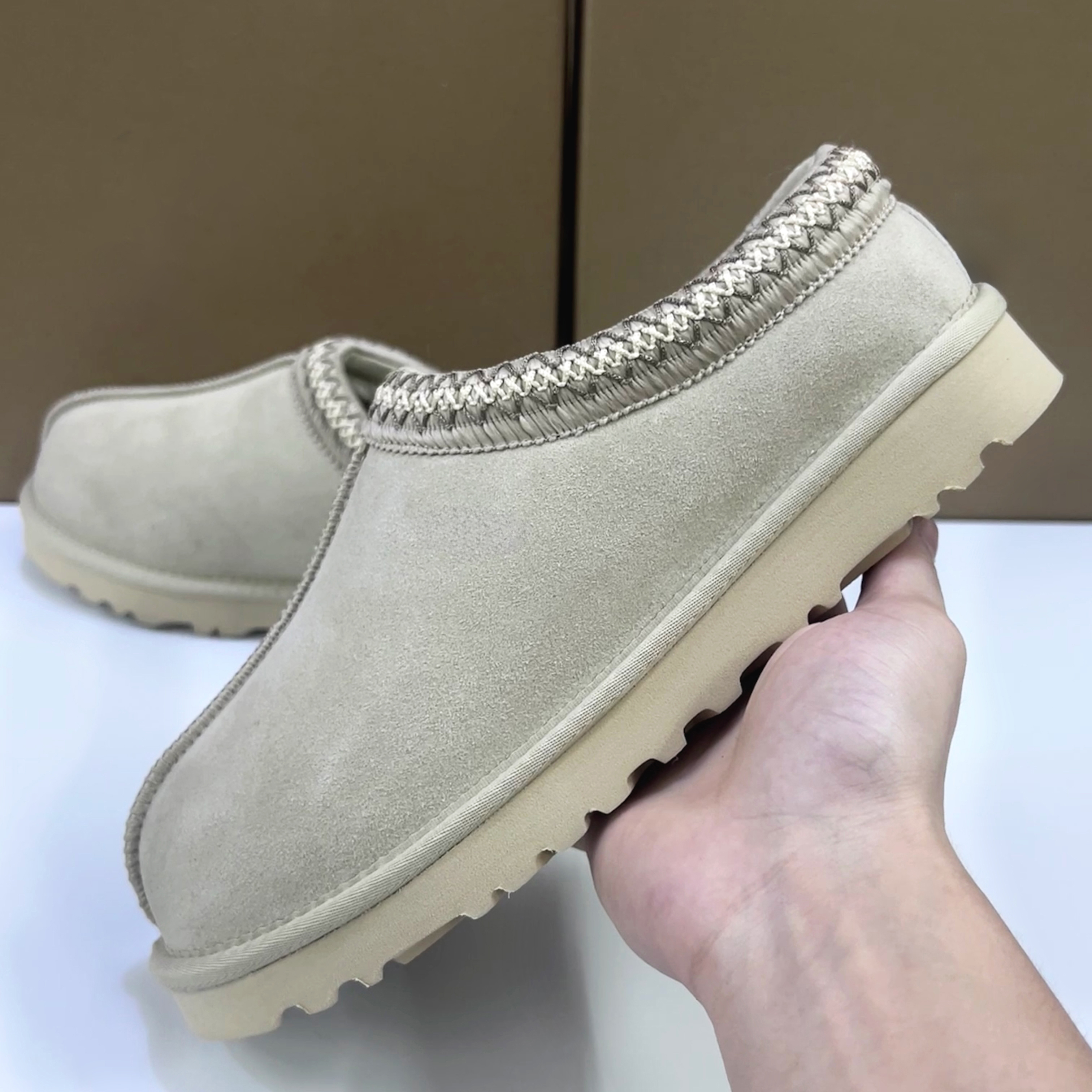 Tasman Slippers Women Tazz Slides Classic Slip-On Ultra Mini Platform Boot Suede Shearling Disquette Slipper Women Shoes Ankle Mules Winter Boot