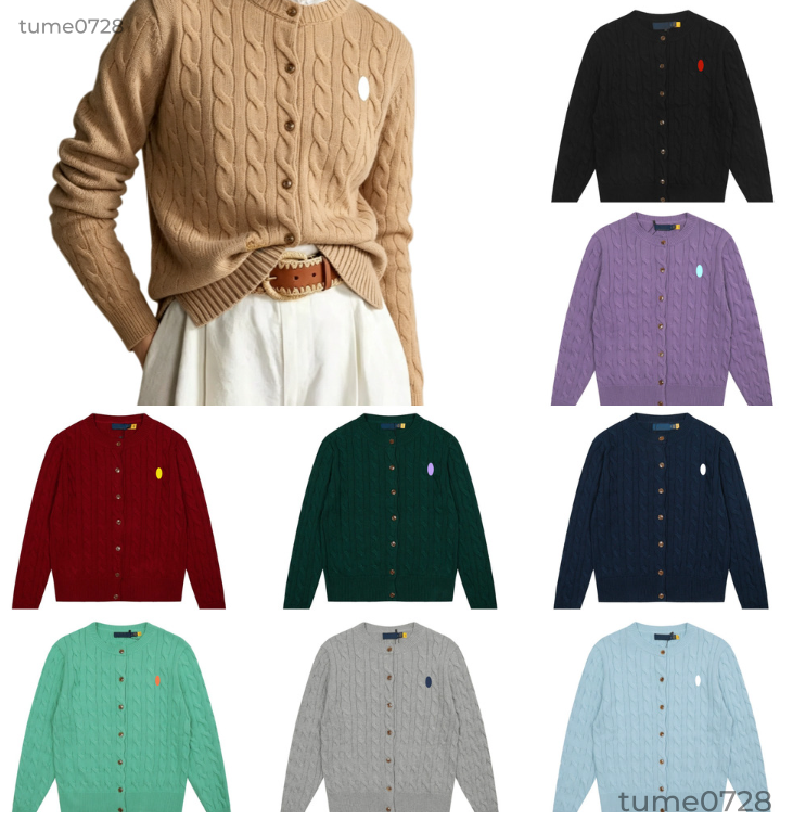 Women Sweater Polos Sweater Designer Women Sweater Knit Cardigan Autumn Winter Fashion Pullover Luxury Embroidery Horse Trendy Versatile Womens Jack
