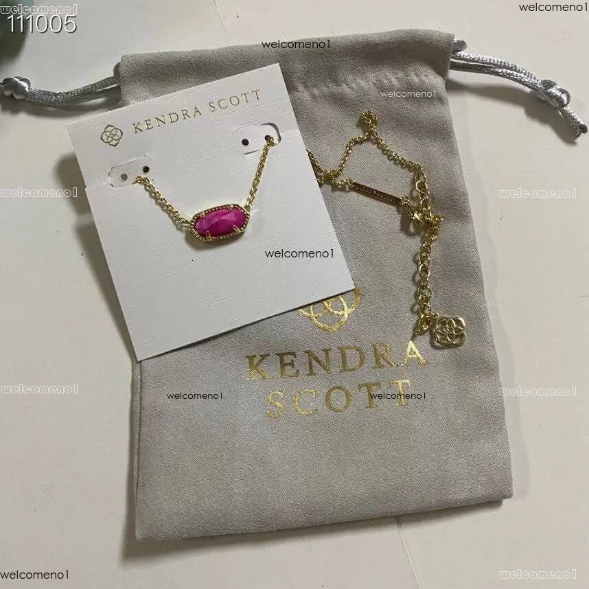 Kendrascottlys Jewelry Designer For Women Necklace 2026 AAA Pendant High Quality Gold Short Pendant Necklace Simple Fashion Hot Sale Kendrascottlysl