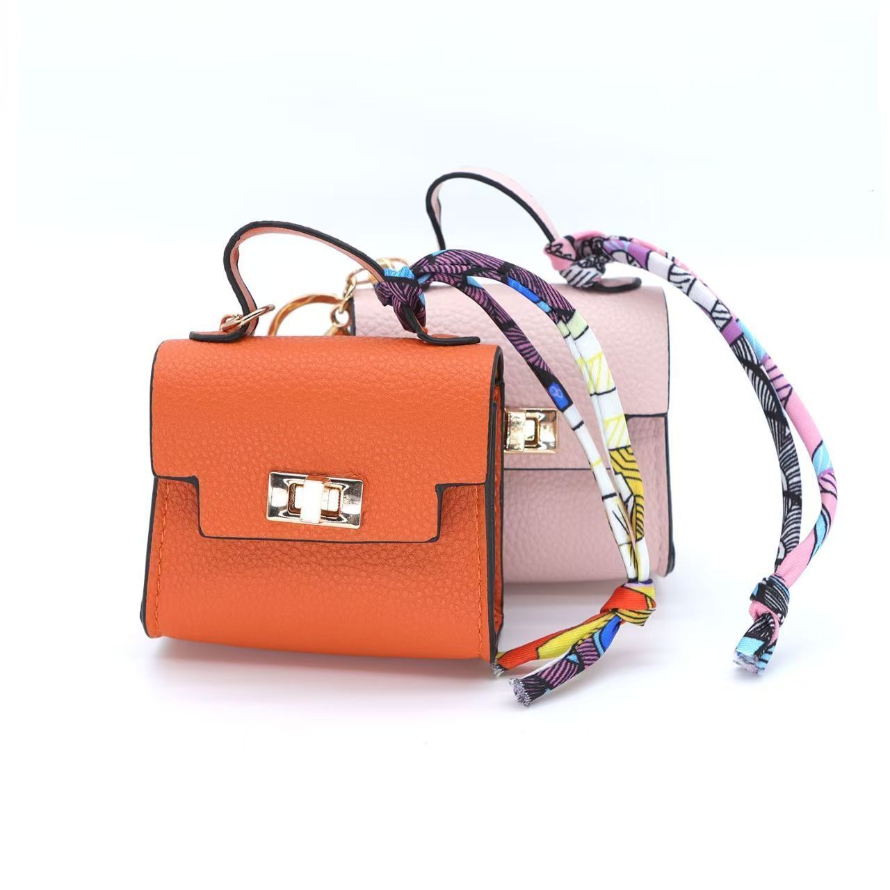 Keychains Lanyards Designer Keychain Glamour Women's Keychain With Box Stylish Luxury Leather Trim Refreshing Style Keychain Hangings