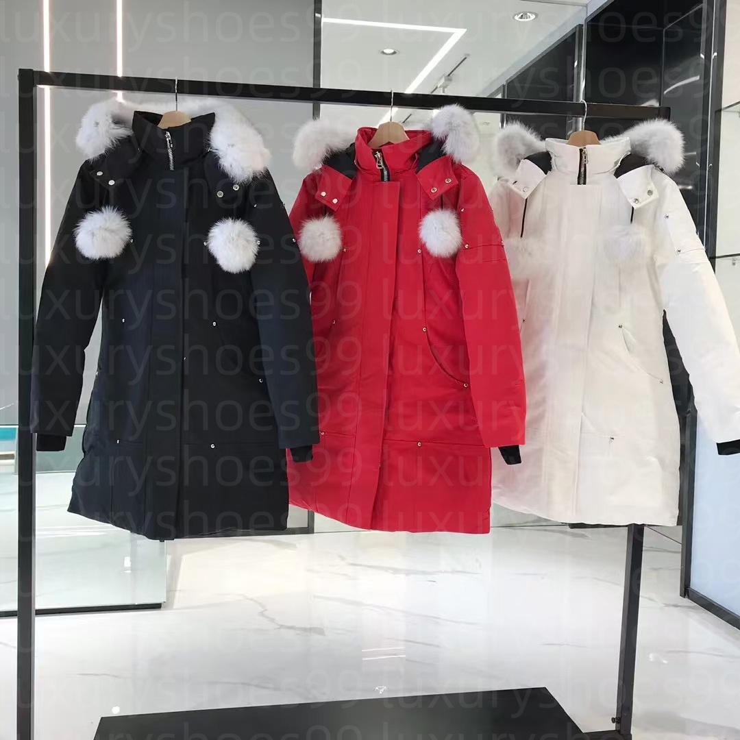 Women Down Jacket Designer Coat jackets women Long Coat Large Pocket Fur Collar Fur Collar Puffer Jacket doudoune Winter Large Parkas Clothing