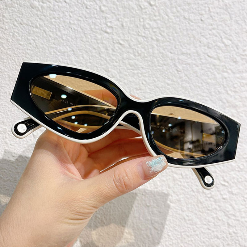 24SS Fashion trendy designer CH6056 Womens sunglasses retro elegant cat eye shaped acetate glasses summer avant garde casual style UV protection CH6