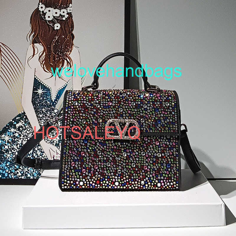 Womens Designer Bag Diamond-embellished Handbag 2026 Spring New Style Trendy Fashion Evening Bag Shoulder Crossbody Classic Model Luxury Bag Yqtgood