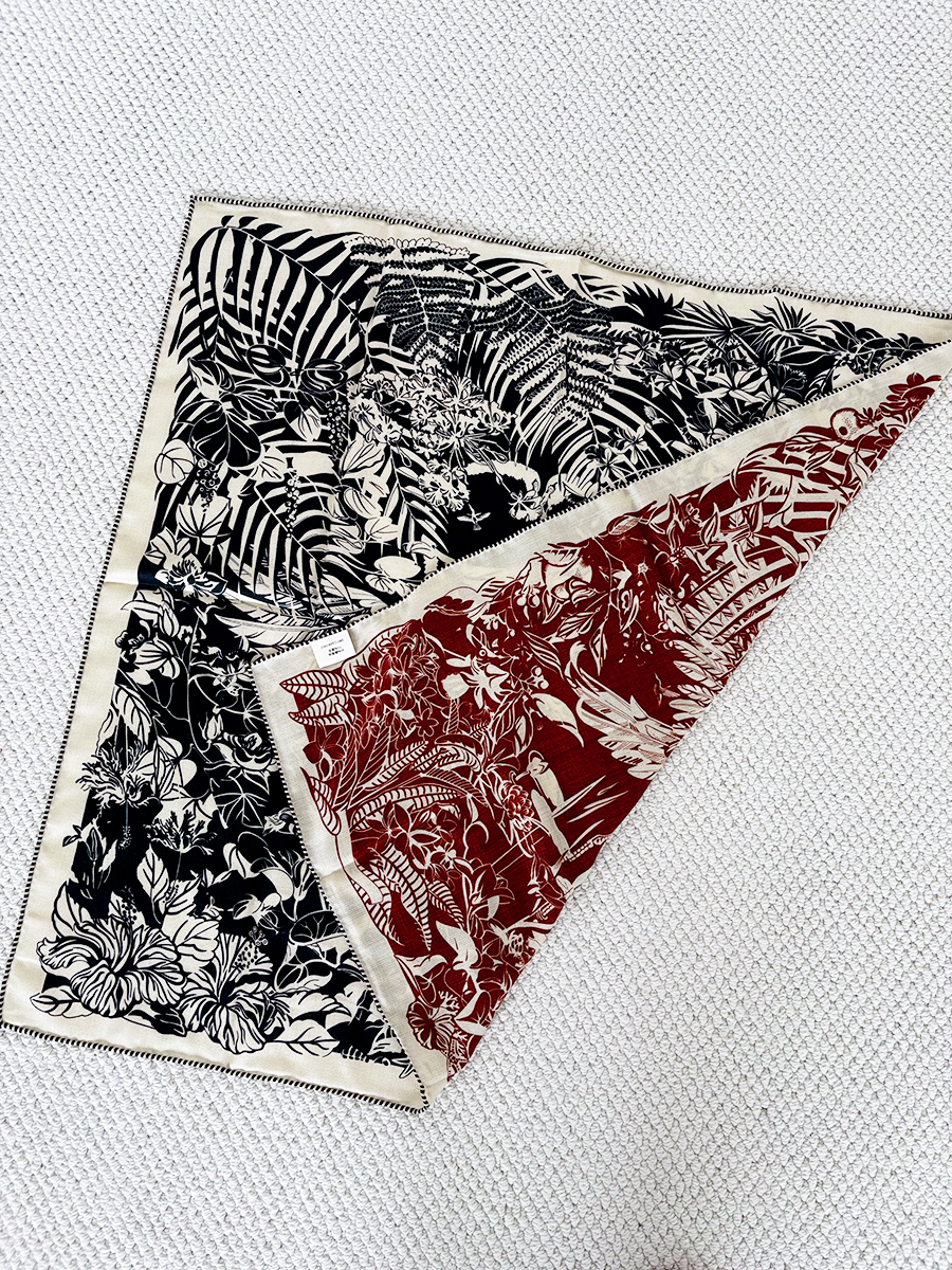 Écharpe en mélange de laine et de soie à deux faces 90 cm en cachemire à bords roulés à la main Bandanas 90 châles foulards hijab pour dames fête