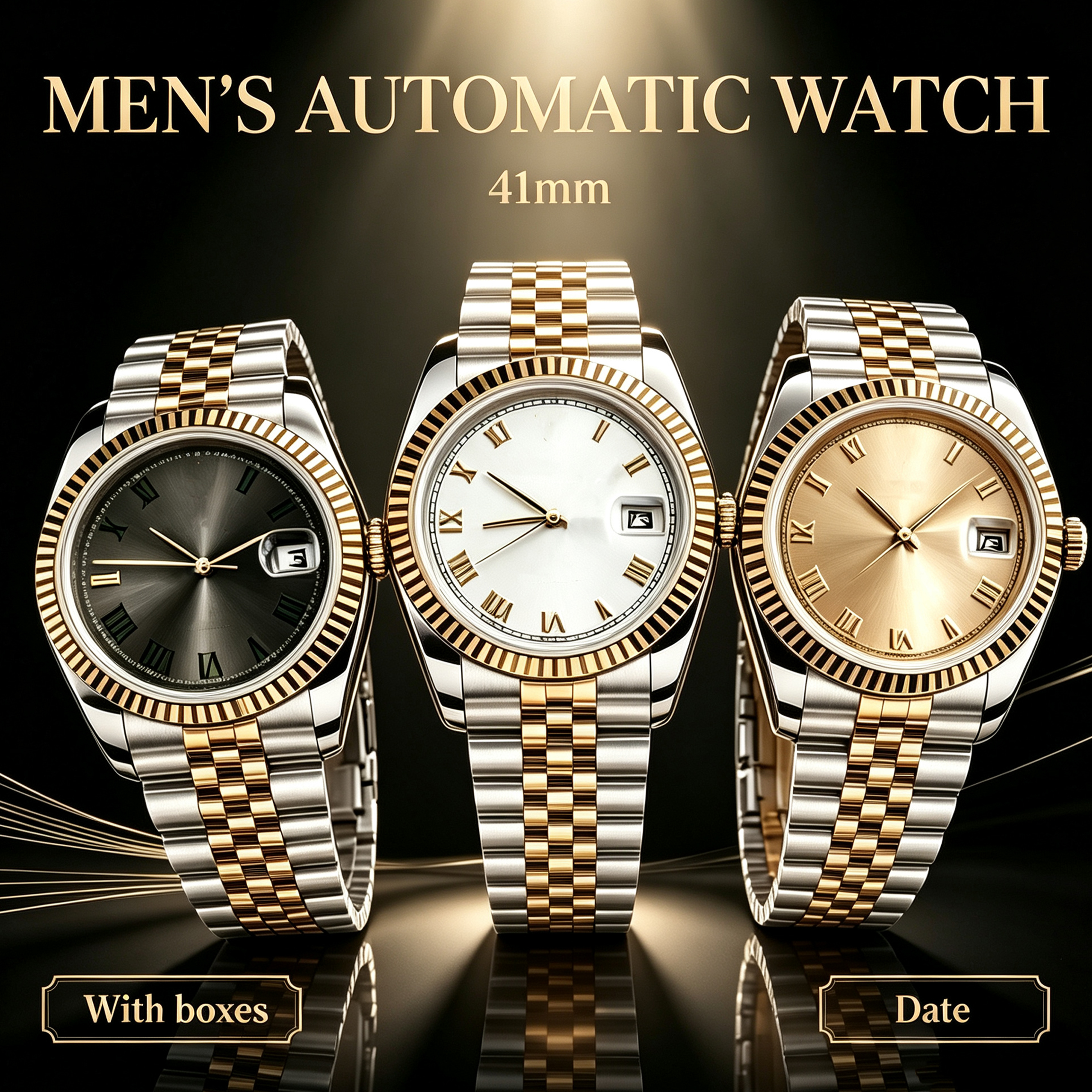 Luxury New High Quality Stainless Steel Mesh Strap Watch Automatic Mechanical Movement Women Man Casual Watches Gifts for Woman