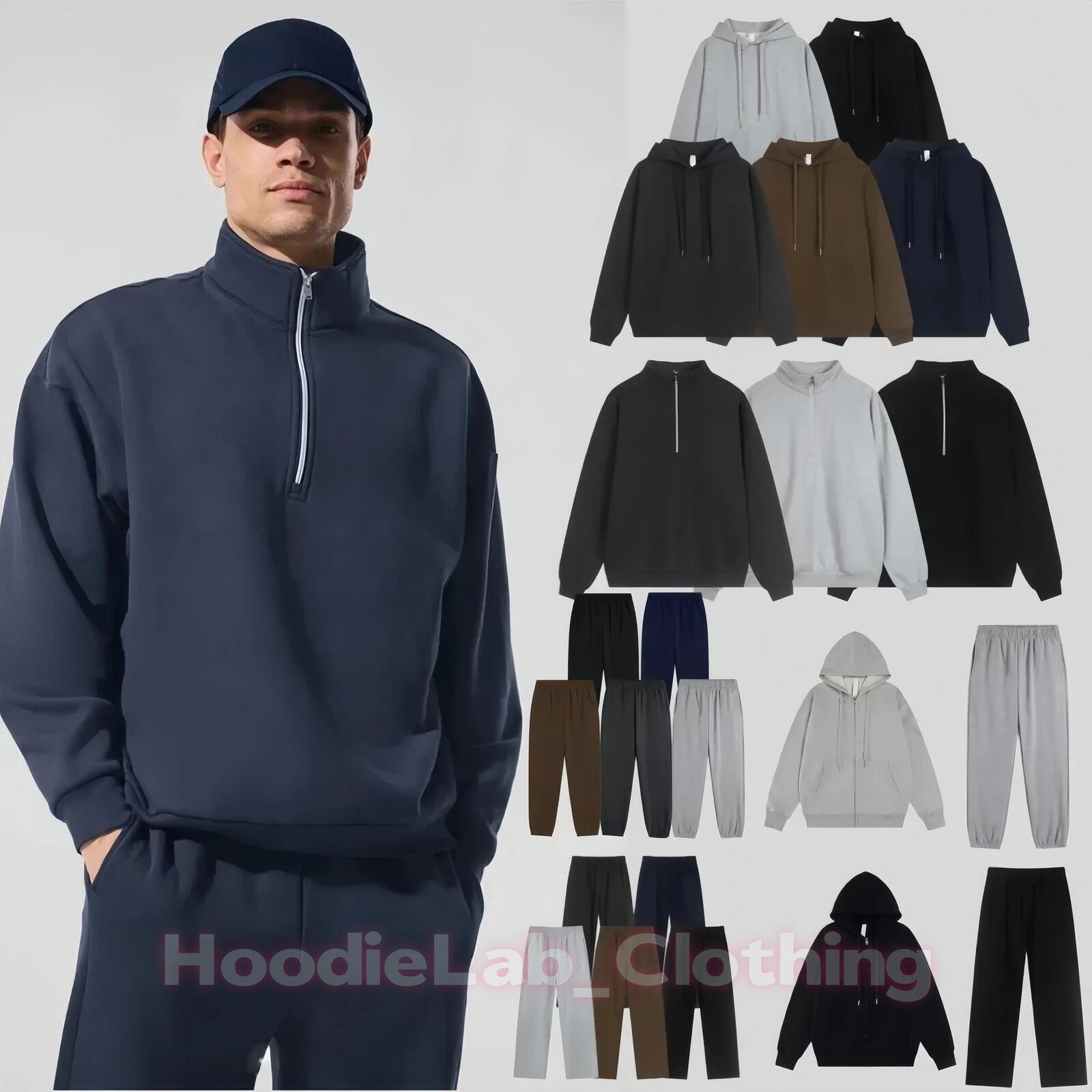 10A sale Zipper Coat Basic men Hooded Comfort Athletic Lounge women sweatshirt Pants sets Men Hoodie Jacket sweat set aloyogasetsnessitys men wowome