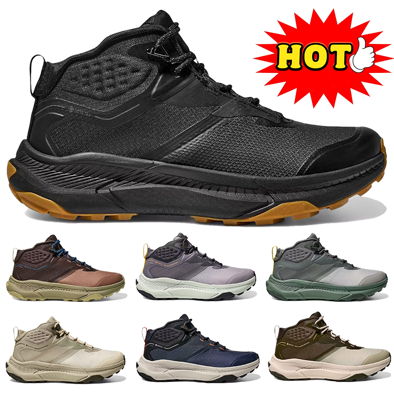 New designer shoes Transport Hike GTX Boots mens Grey Skies Sea Glass Oyster Mushroom Walnut Maple Varsity Navy Truffle Salt platform boot men casua