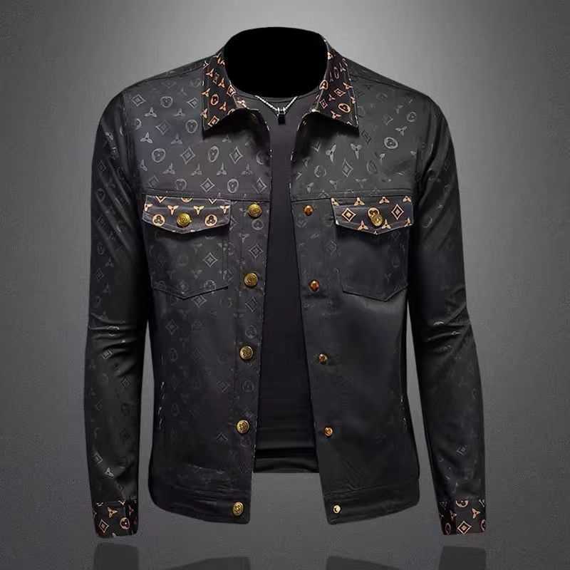 Autumn Men's New Style European Printed Collar Jket - And t S260811W90J
