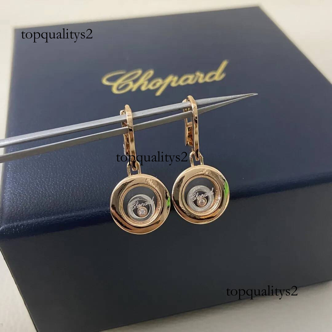 Choprad Earring Designer Luxury Brand Jewelery High Quality Exquisite Chopardlys Earrings Heart Shaped Elegant Classic Chopardity Stud Premium Trend