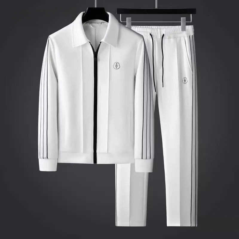 Designer Mens Tracksuits Europeanstyle spring and autumn mens sports casual suit with threedimensional tailoring fashionable rhinestone embellished