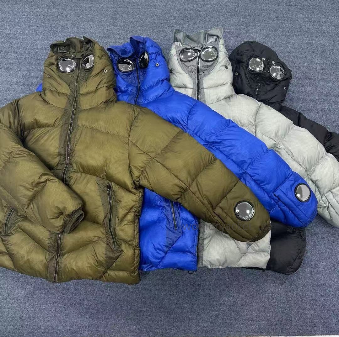 cp jackets winter coats Goggles decoration puffer jacket mens Designer clothes Luxury Jackets Outdoor Classic Casual men coats