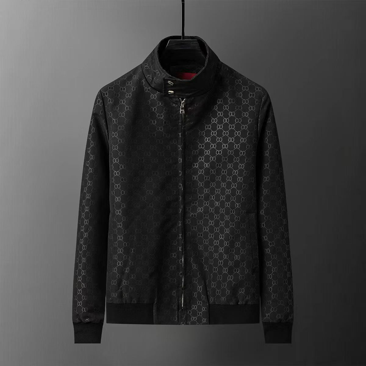 Designer brand men's hoodies, fashionable high-quality designer men's jackets, gradient plaid hooded men's jackets, casual sports men