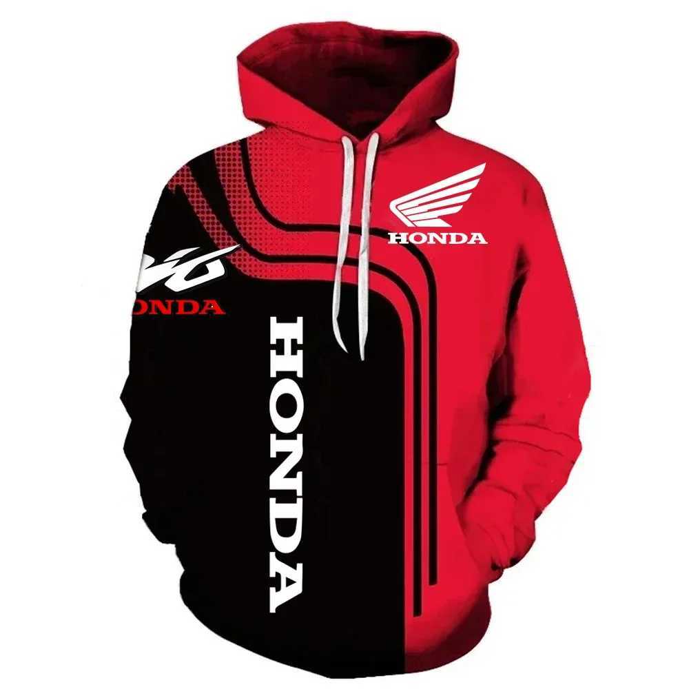Honda Hoodie Streetwear Fashion Honda 3D Print Men's Hooded Sweatshirt Large Size Outdoor Sport Clothing Honda Racing SuitT260810