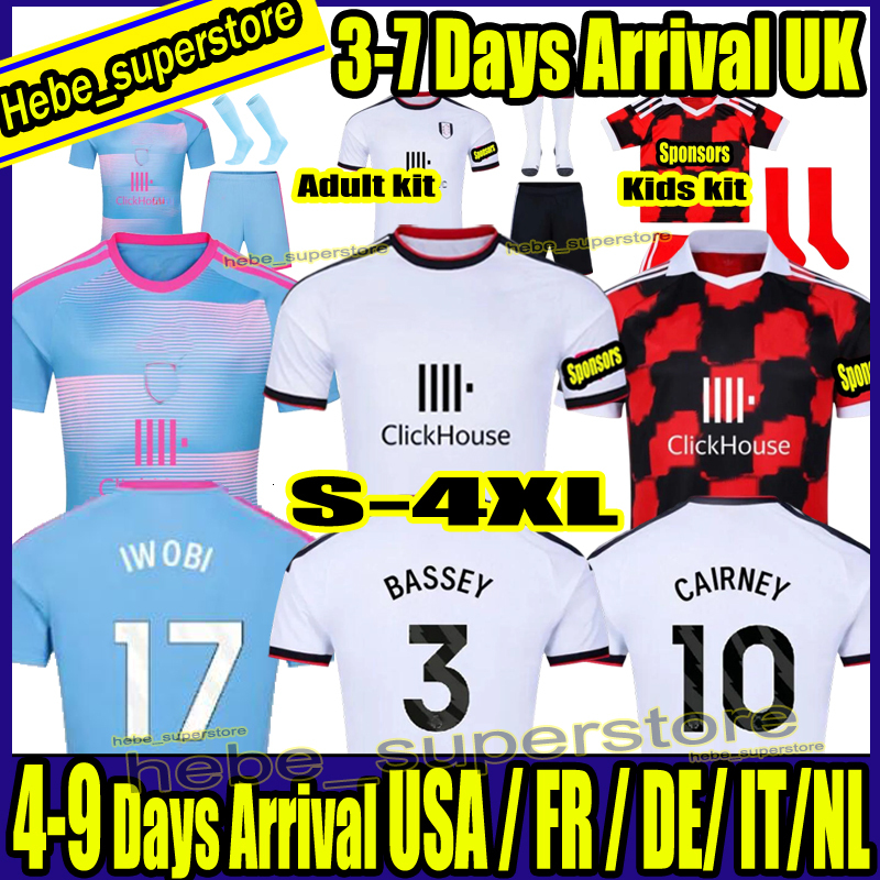 Fulham Jersey 26 27 Soccer Jerseys SMITH ROWE MUNIZ ANDREAS WILSON MITROVIC ROBINSON 2026 2027 Maillots de football maillots hommes top enfants k