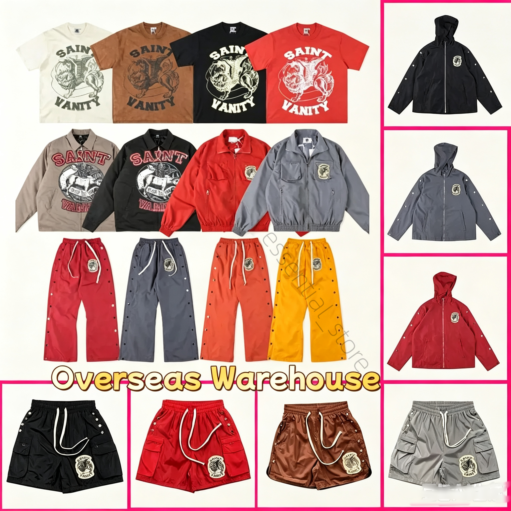 saint Vainty Autumn Winter Heavy Fleece Streetwear Hoodie Men Women Retro 90s Hip Hop Graphic Print Oversized Pullover Sweatshirt