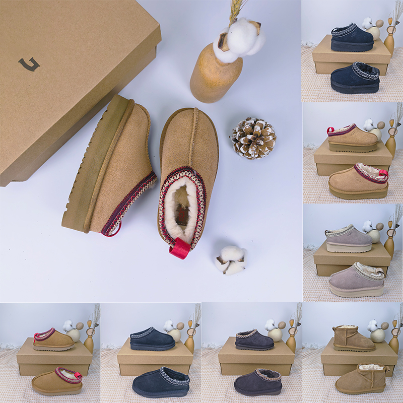Kids Tasman Boots Slippers Toddler Baby Australia Boots Booties Mini Girls Shoe Children Baby Kid Youth Designer Snow Boot Classic Infants 21-35