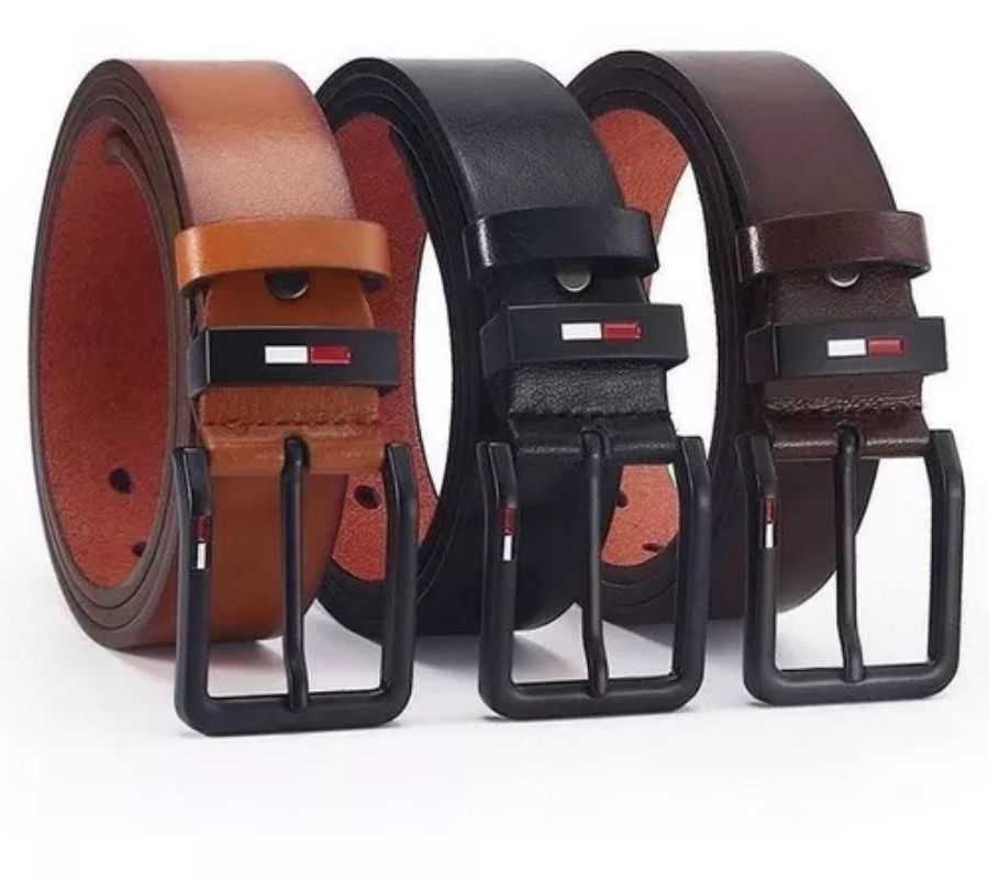 Pin Men's PU Leather Alloy Square Buckle Belt BusinessLeisure Belts 2023 Fashion Black Coffee Brown WaistBelts for Men L260812