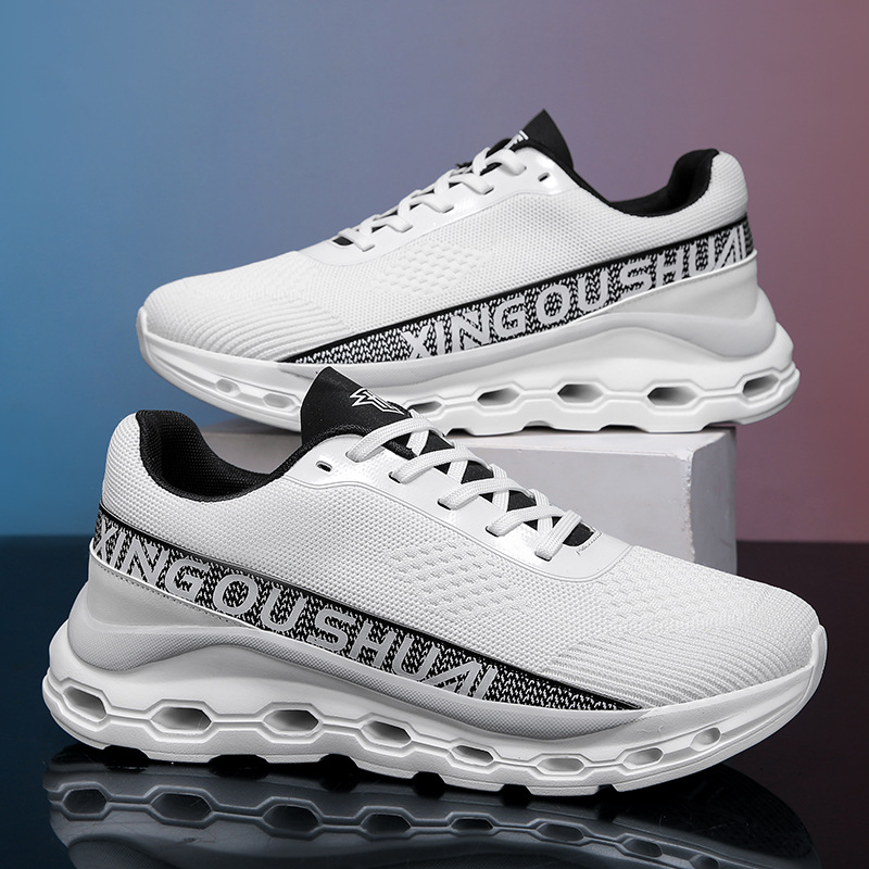 Zomerwarme, ademende en comfortabele designer sportschoenen, gedempte lichtgewicht hardloopschoenen voor heren en dames