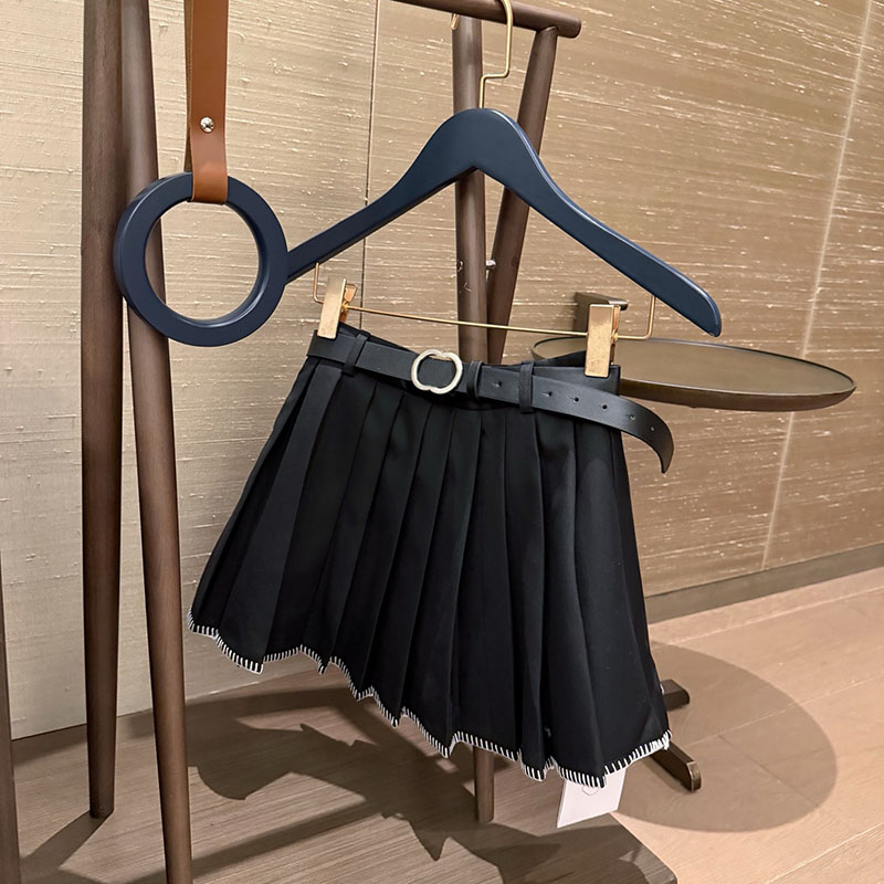 Luxury Women Pleated Mini Skirt High Waist Sexy Simple A Line Skirts Summer Vacation Preppy Style Classic Party Skirt