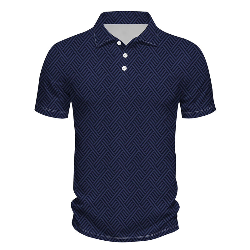 Polo à manches courtes pour hommes, col à revers, patte de boutonnage, couleur unie, coupe cintrée, Business décontracté, usage quotidien, hauts