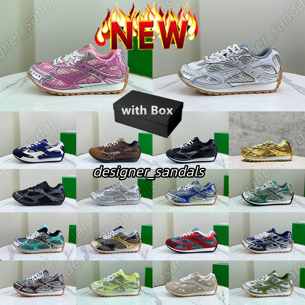designer orbit sneaker Green Oasis with box Low Casual Platform Dad Shoes gold Silver Black Luxury Outdoor Breathable Comfortable Trainer plus size
