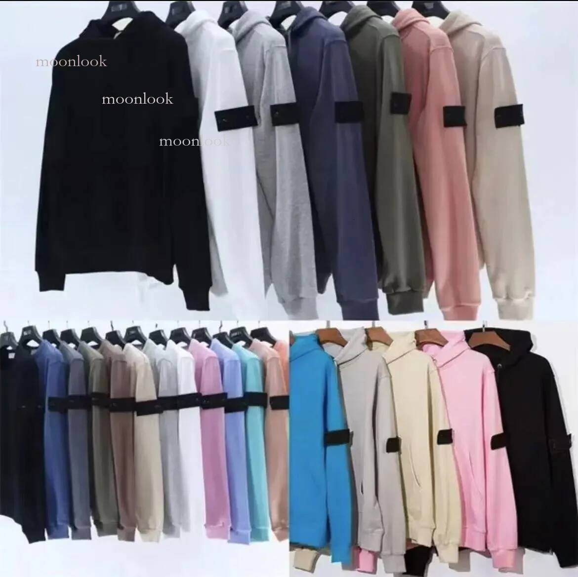 designer stone hoodie mens hoodie jumper zip up hoodies topstoney sweatshirt womens hoodies badge armband letter sign Long Sleeve Sweater Pullover c