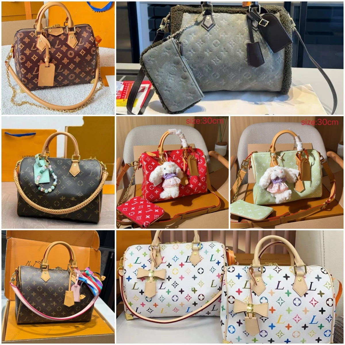 Luxury 2026 New Soft 30 Pillow luxury handbag shoulder crossbody suede Women's purse P9 Tote Bag cowhide made premium designer bag 10A