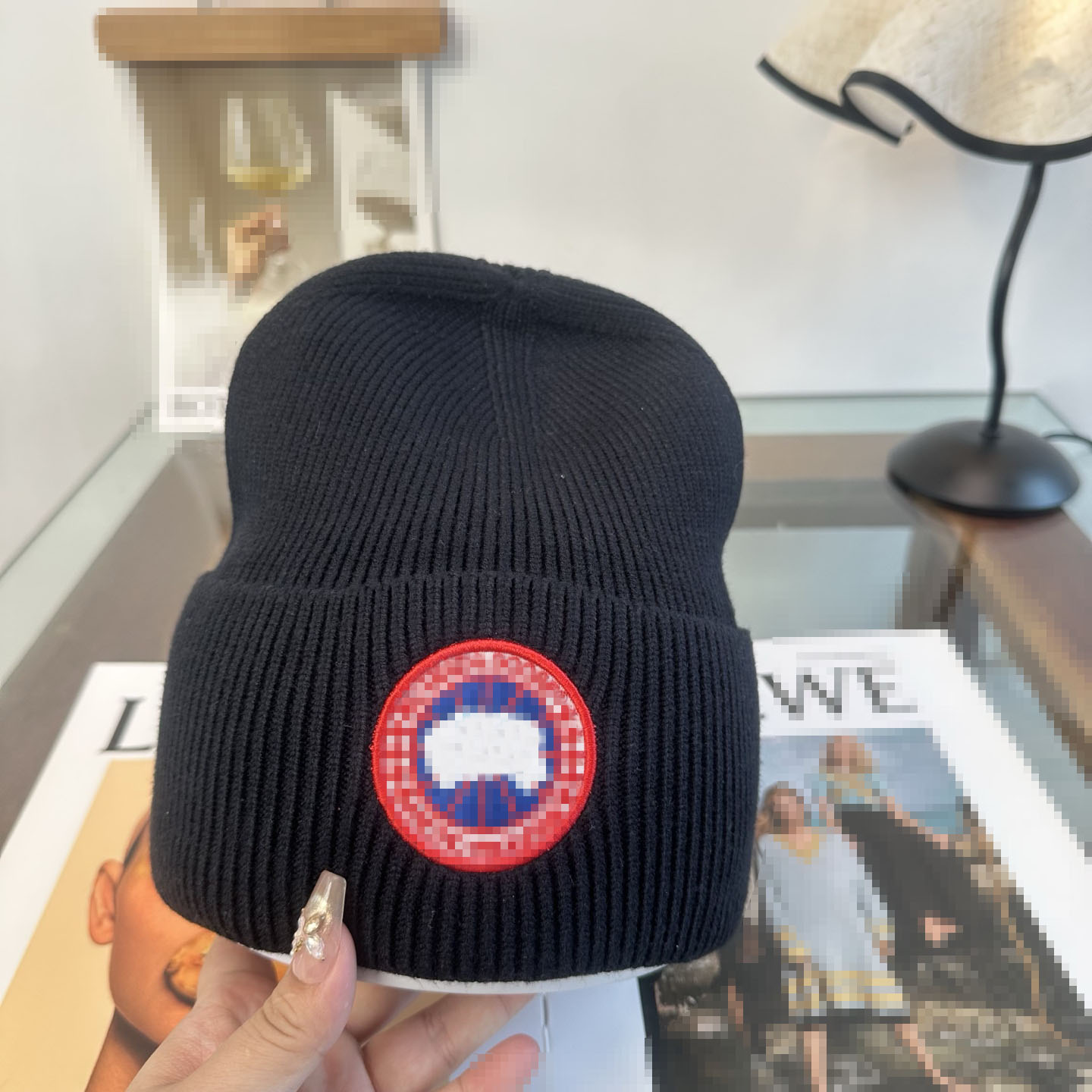 Men's Canads Goose beanie designer knitted hat casquette wool hat women's thick elastic hat outdoor windproof hat luxurious warm hat
