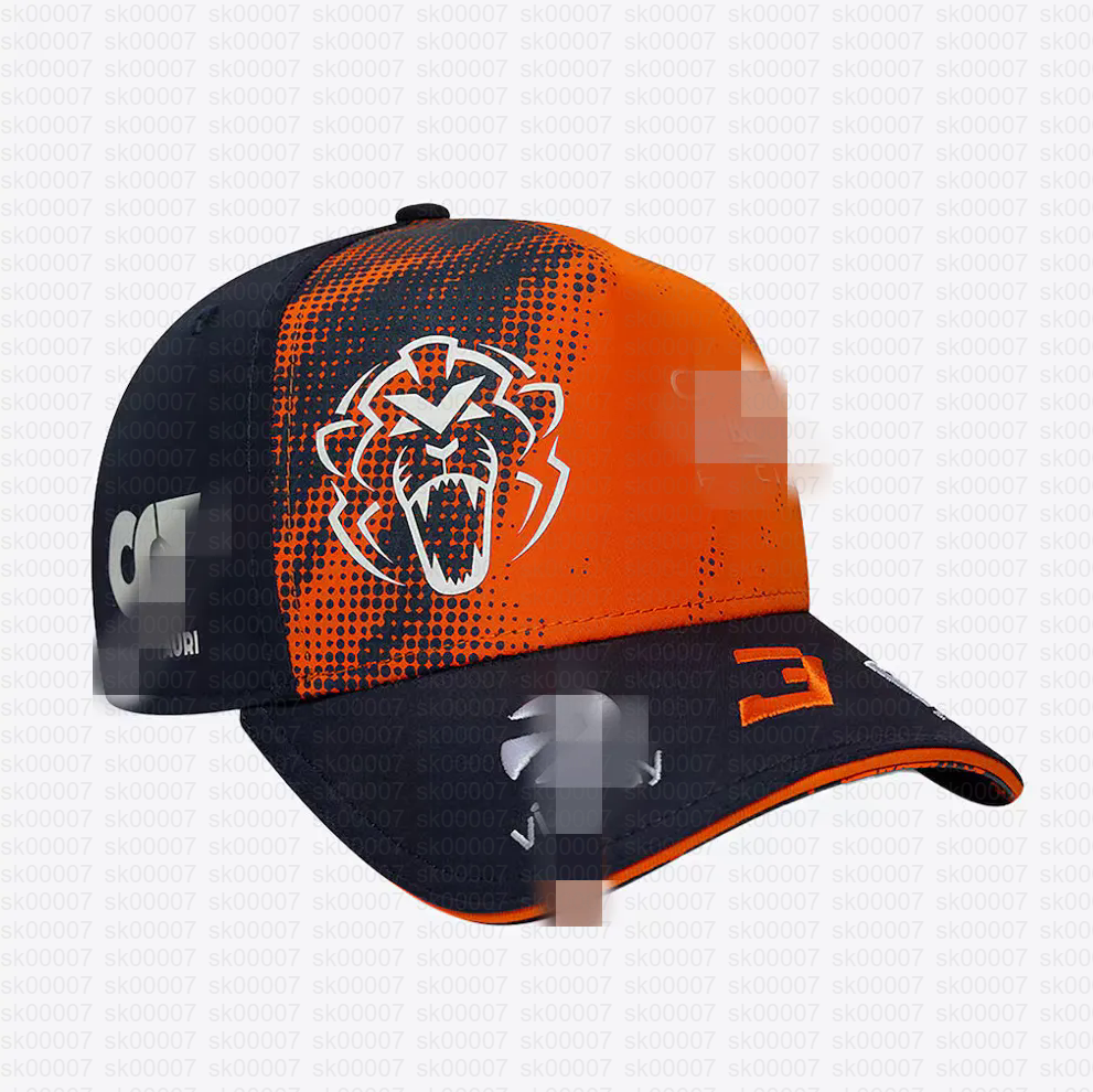 High Quality Wholesale Customization hats Red Bull Racing F1 series cap Max Verstappen 2026 Orange Lion Driver Cap F1 series hat Fashionable high-en