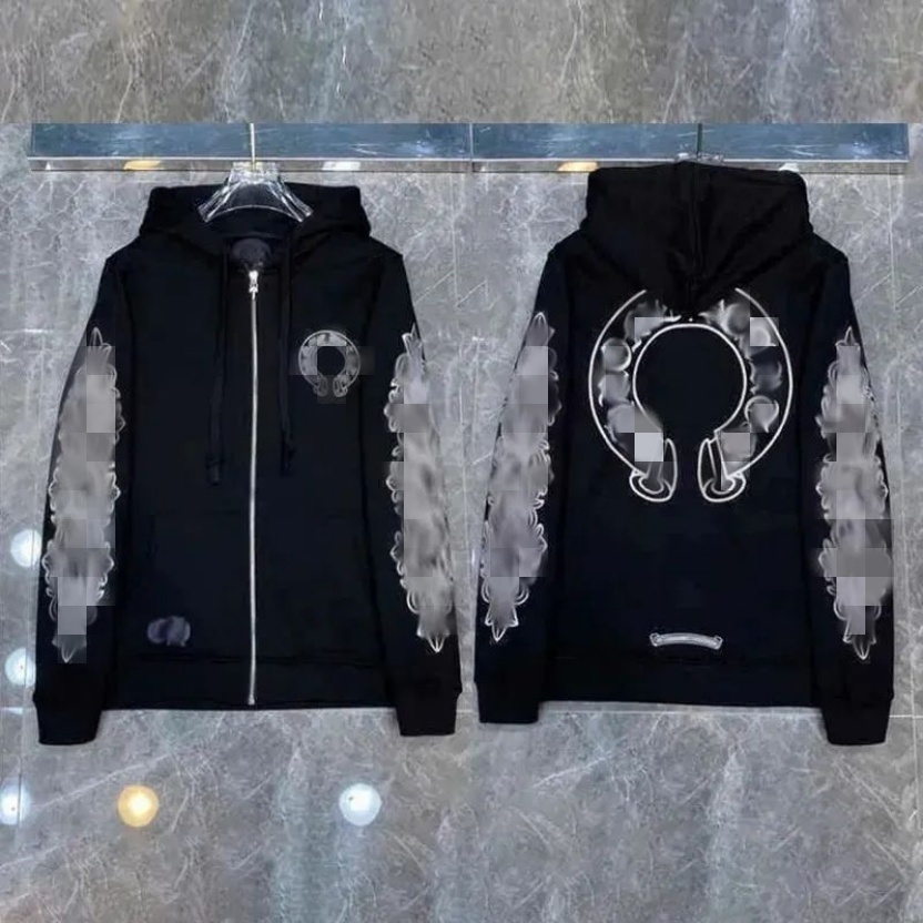 Chrome hoodie Mens Hip Hop Clothes hoodie Harajuku Y2k Trendy Streetwear Cotton High Quality High Street Hoodies CH Horseshoe Sanskrit Cross fashion
