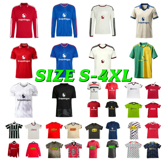 16 17 18 19 20 21 22 23 24 25 26 27 Manchester Retro Soccer Jerseys Unitedes 2026 2027 HOJLUND MARTINEZ YORO B. FERNANDES Chemises de football ho
