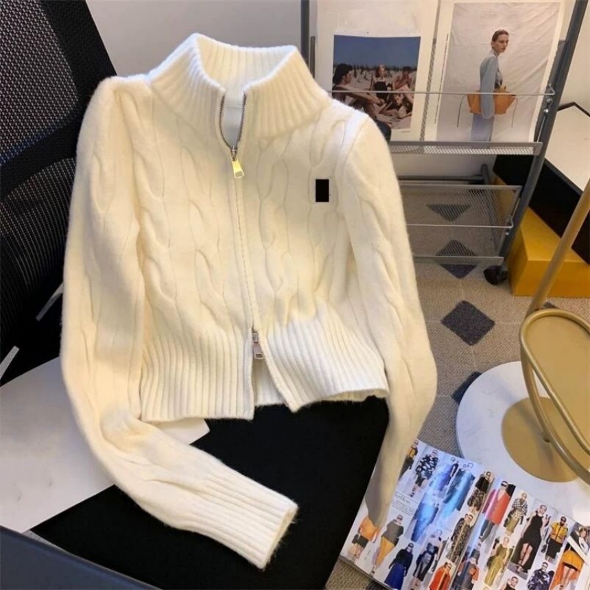Polo Collection Series sweater sweaters polo sweater cardigan designer woman cashmere sweaters US size Wool Blend Fabric Wholesale Light luxury clas
