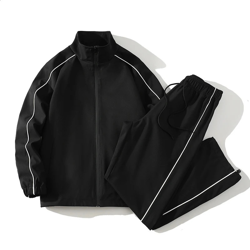 Men's Tracksuit Springautumn Man Two piece Set Sweat Overalls Korean Style Leisure Suit Plus Size HoodiesHarem Pants 260812 52